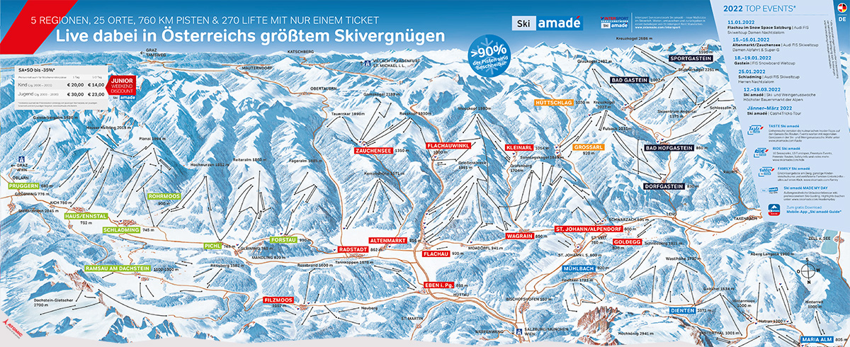 Skimap Ski amadé